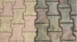 Removing Stains and Discolorations from Patio Slabs