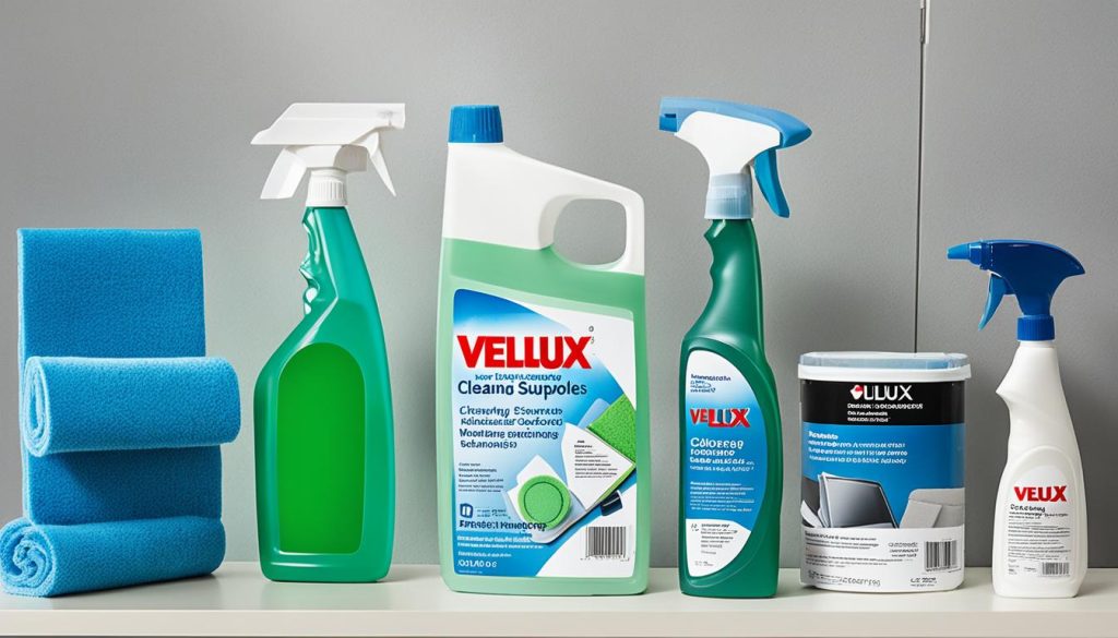 Cleaning supplies for velux windows