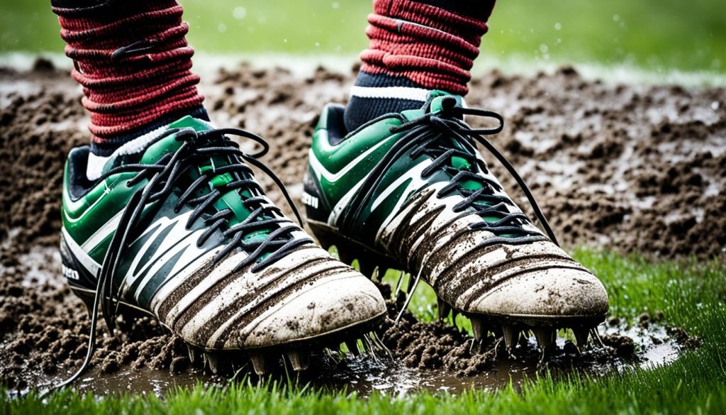 best way to clean muddy football boots
