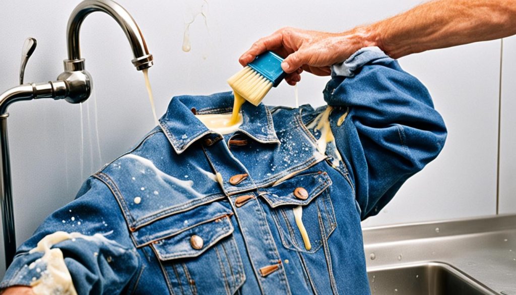 cleaning oil stains from clothing