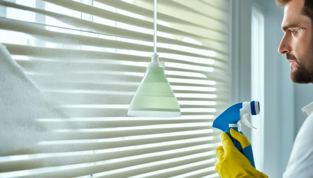 deep cleaning roller blinds