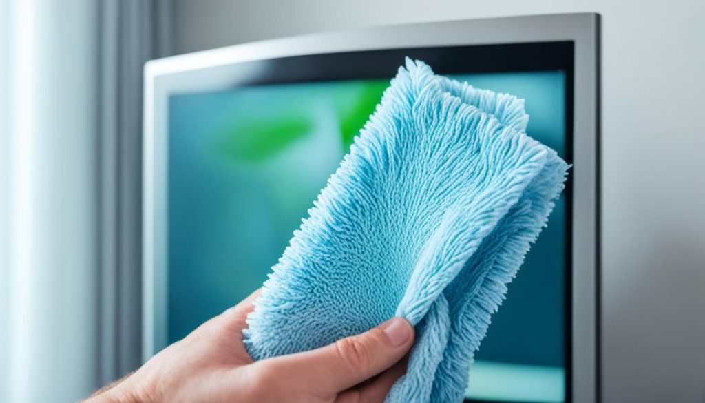 dry clean tv screen
