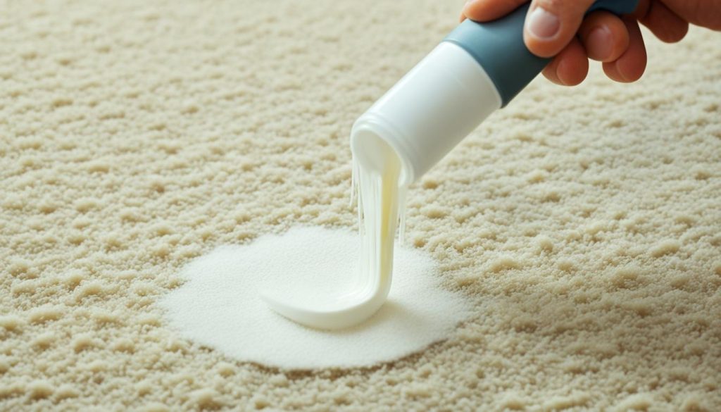 eliminate wax residue from carpet