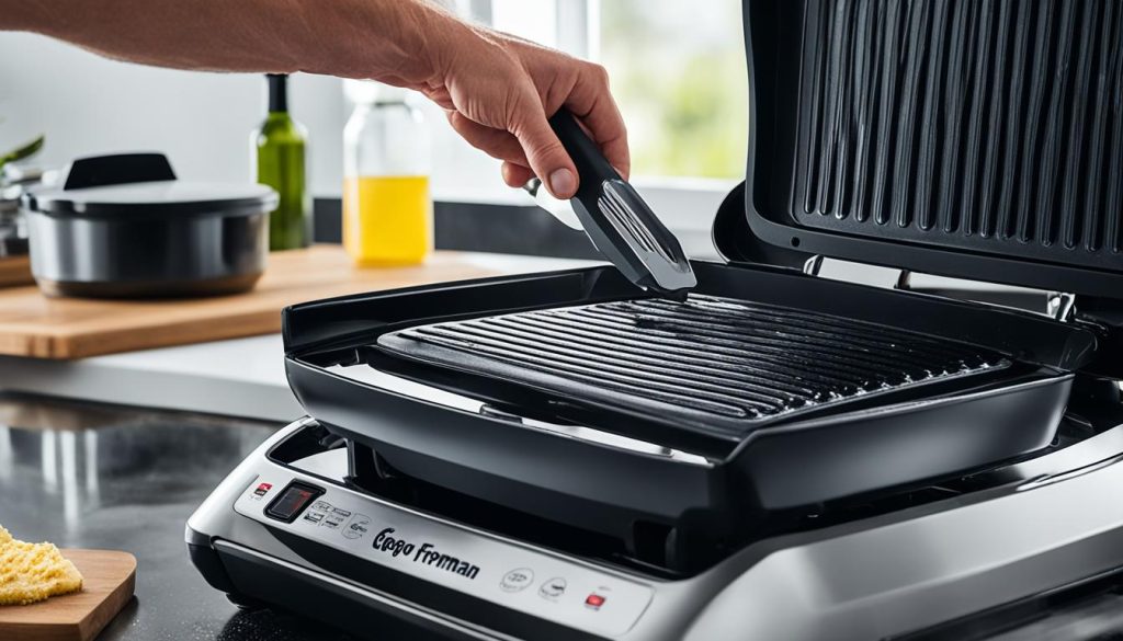 george foreman grill with removable plates