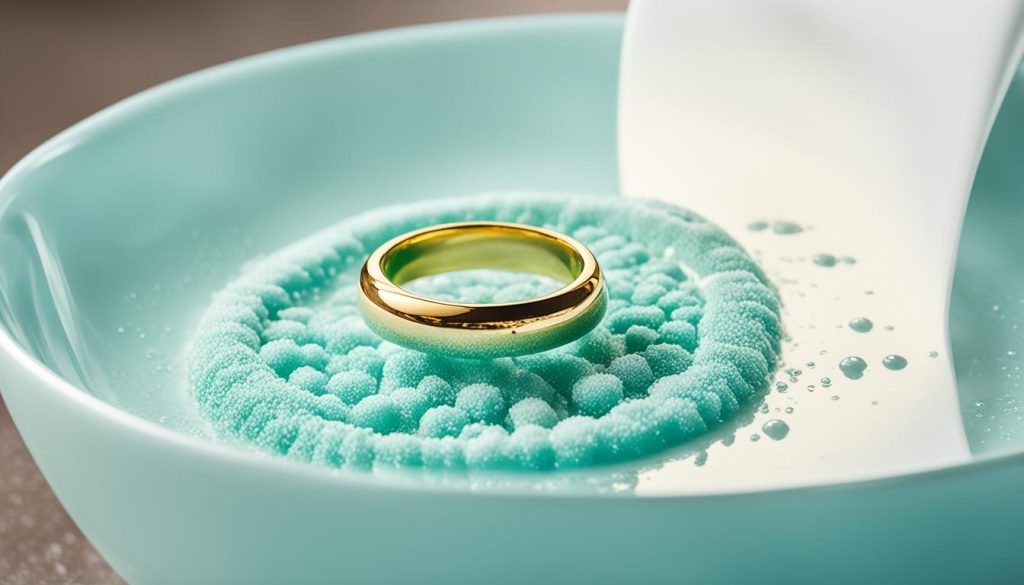 how to clean a ring at home