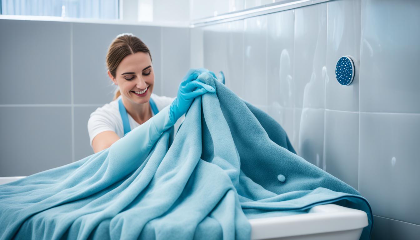 how to clean a weighted blanket