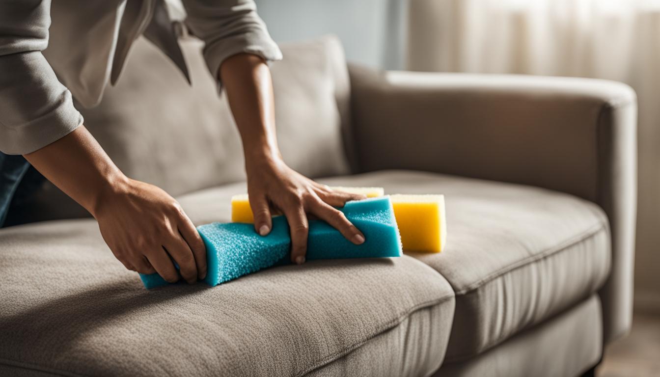 how to clean cloth sofa