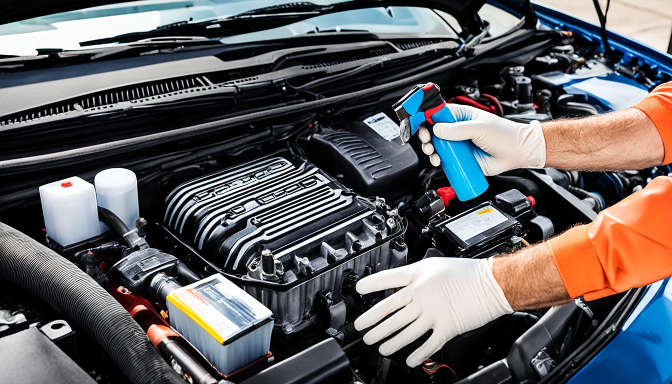 how to clean engine bay