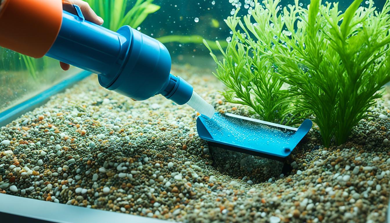 how to clean fish tank gravel