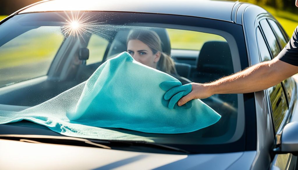 how to clean inside of car windows