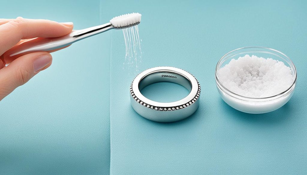 how to clean pandora rings with baking soda