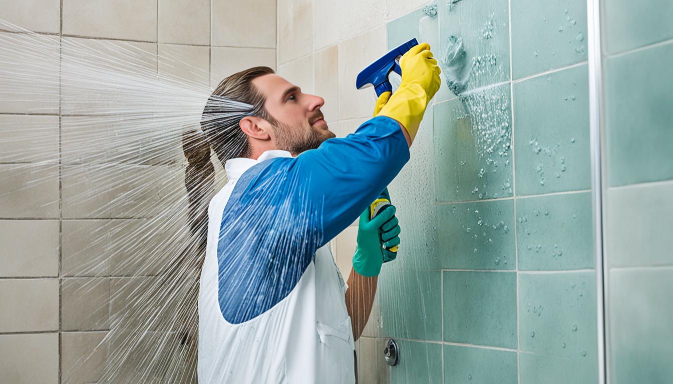 how to clean shower doors