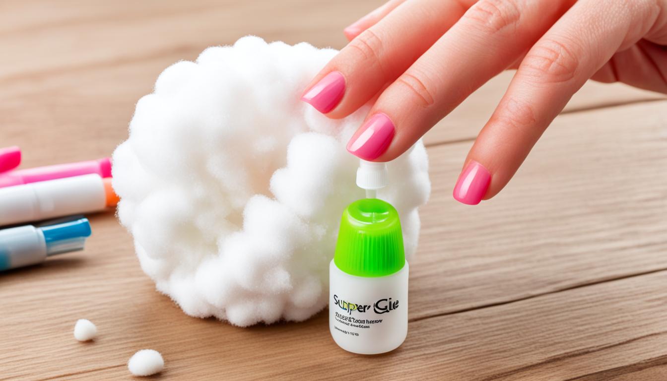 how to clean super glue