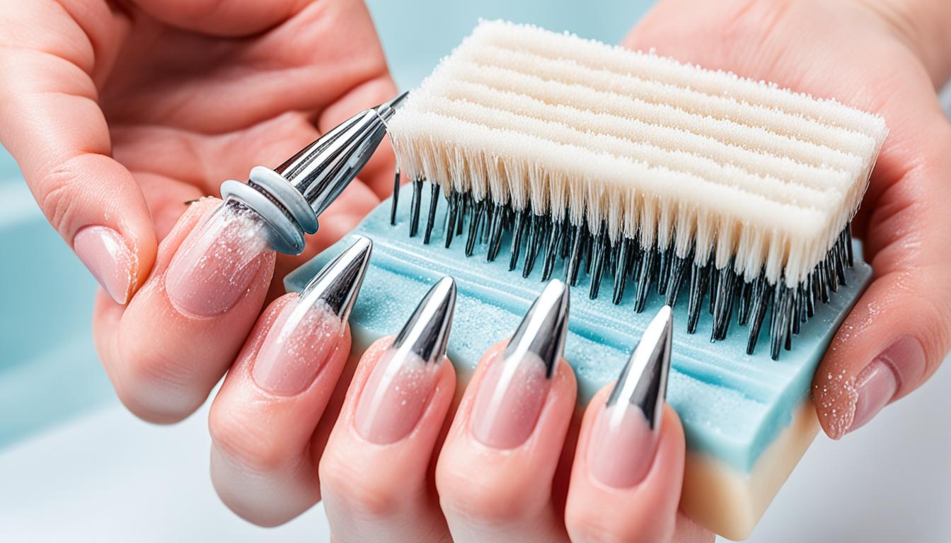 how to clean under nails