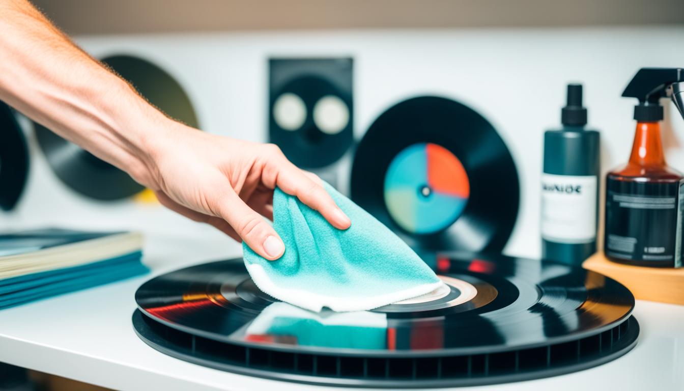 how to clean vinyl records