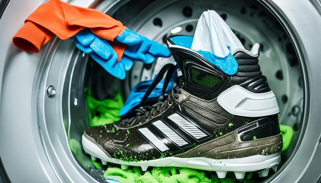 how to wash smelly football boots in washing machine