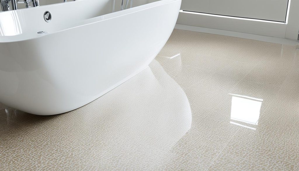 moisture-resistant Karndean bathroom floor