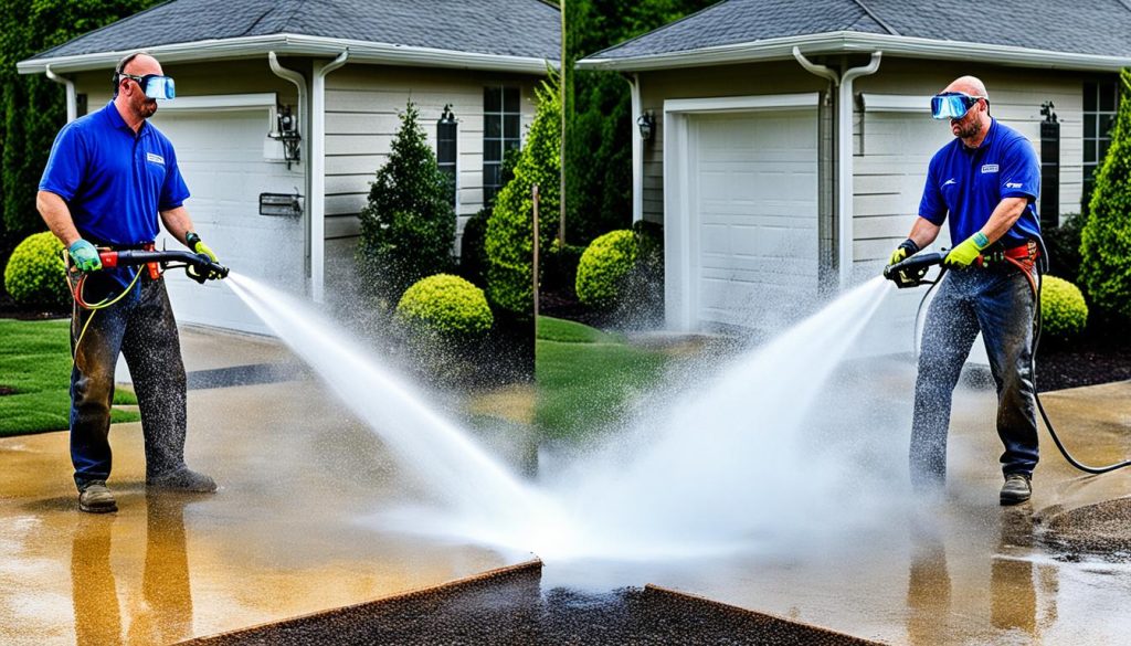 power washing