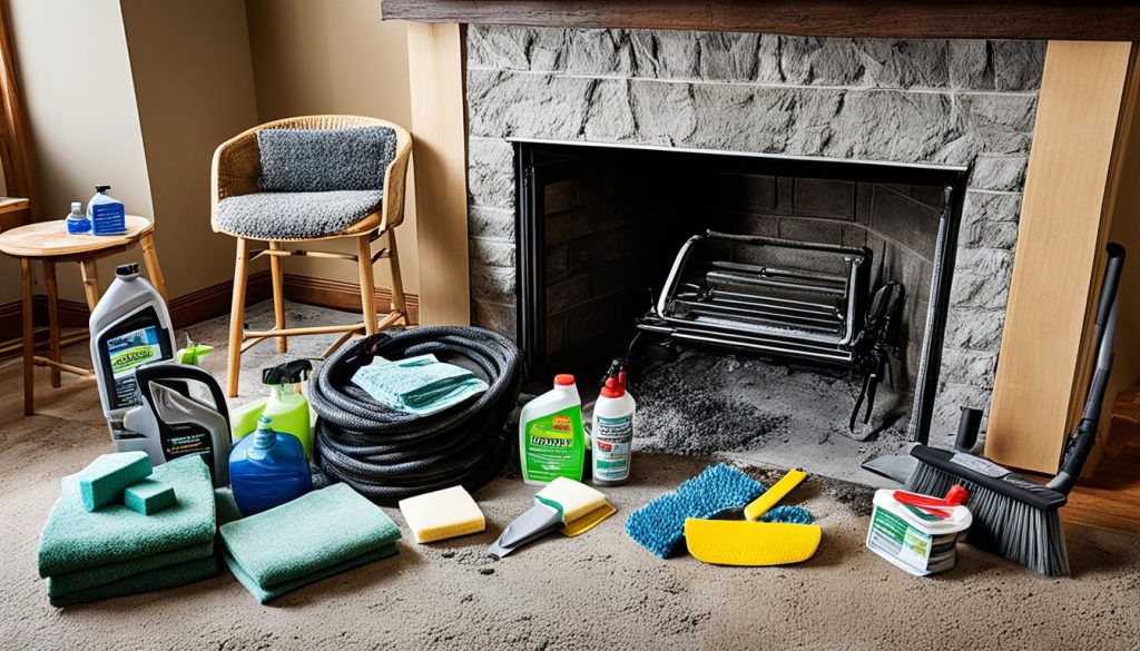 stone fireplace cleaning techniques