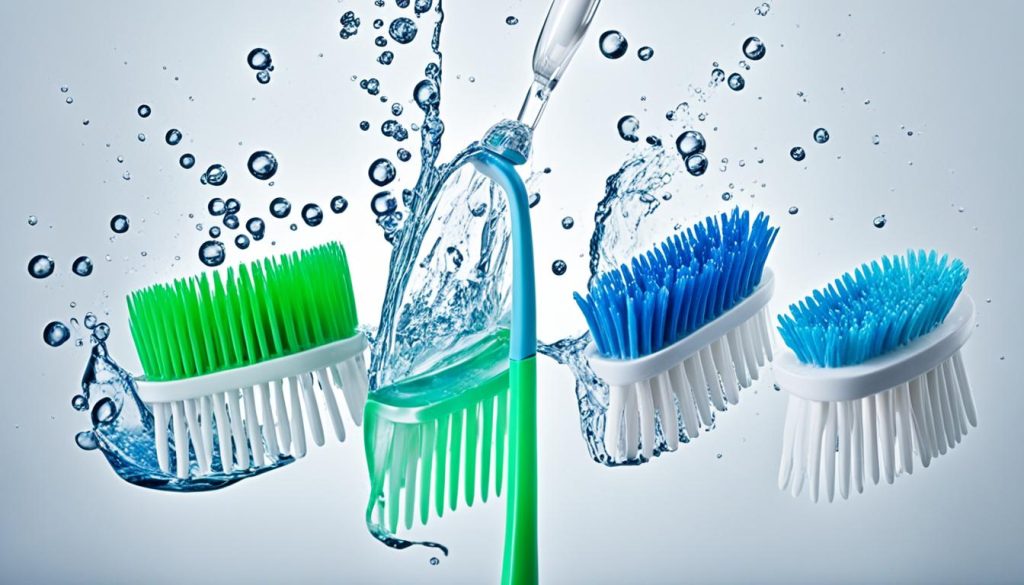 toothbrush cleaning techniques