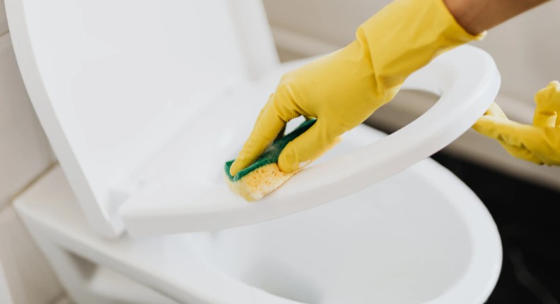 How to Clean Toilet Seat Urine Stains?