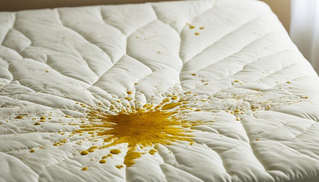 Remove Dried Urine Stains from a Mattress