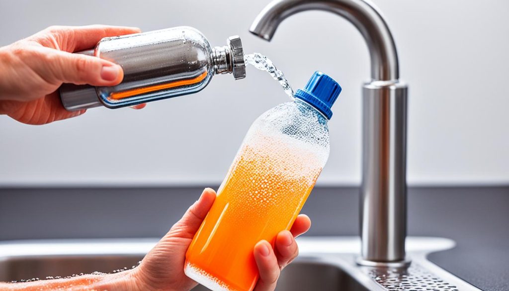 best way to wash reusable metal bottle