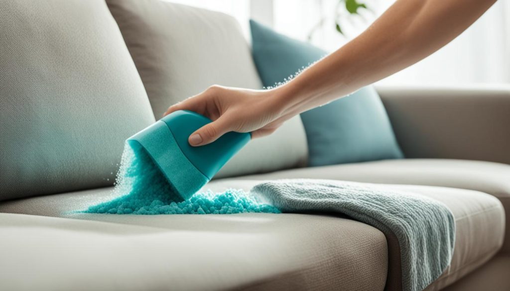 best ways to clean fabric sofa