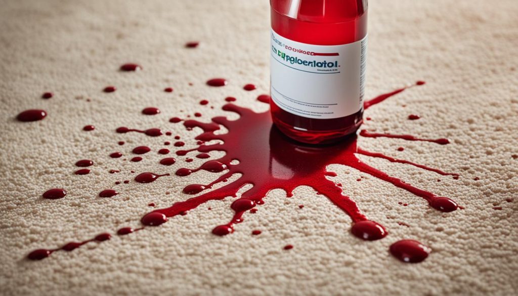 carpet cleaning blood stains