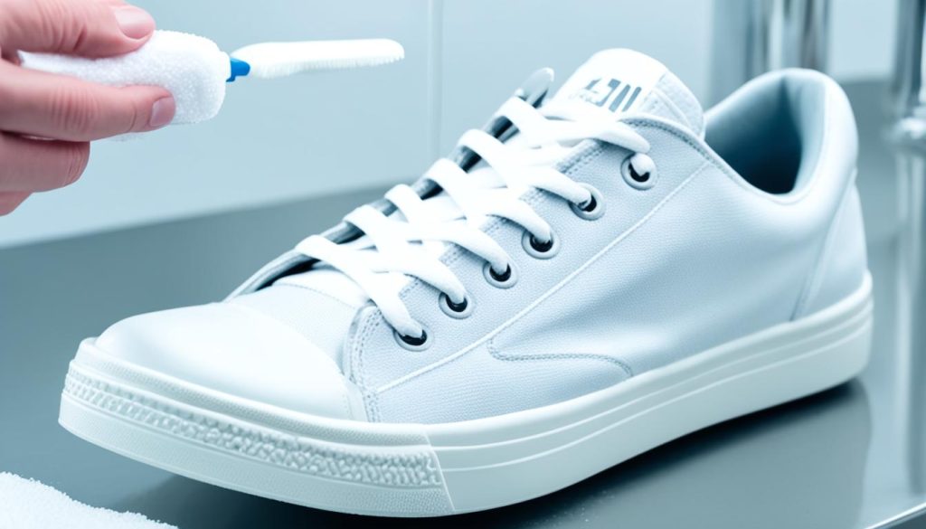 cleaning canvas trainers