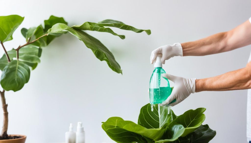 cleaning different types of plants