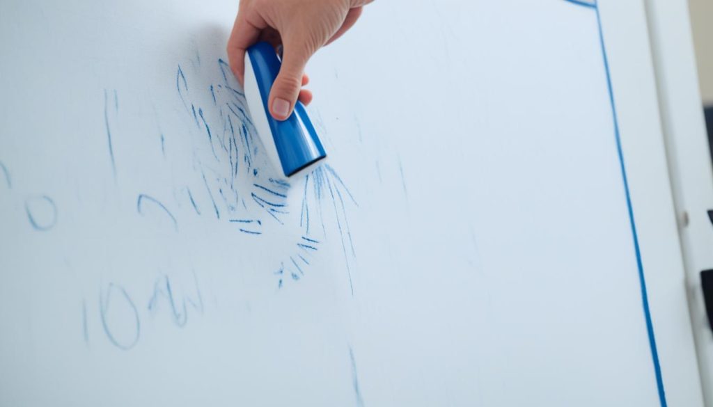 dry erase board cleaning