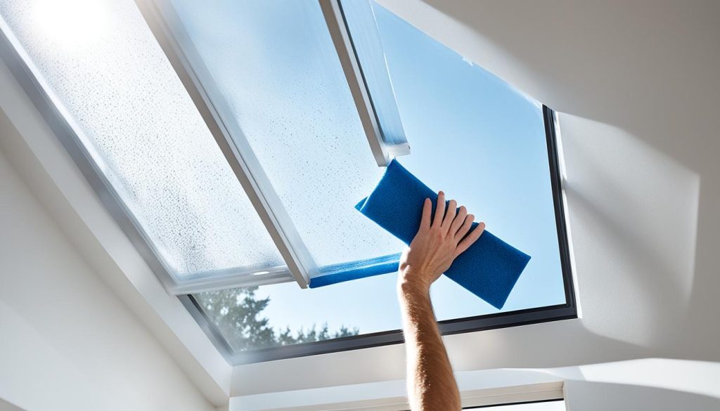 how to clean a Velux window