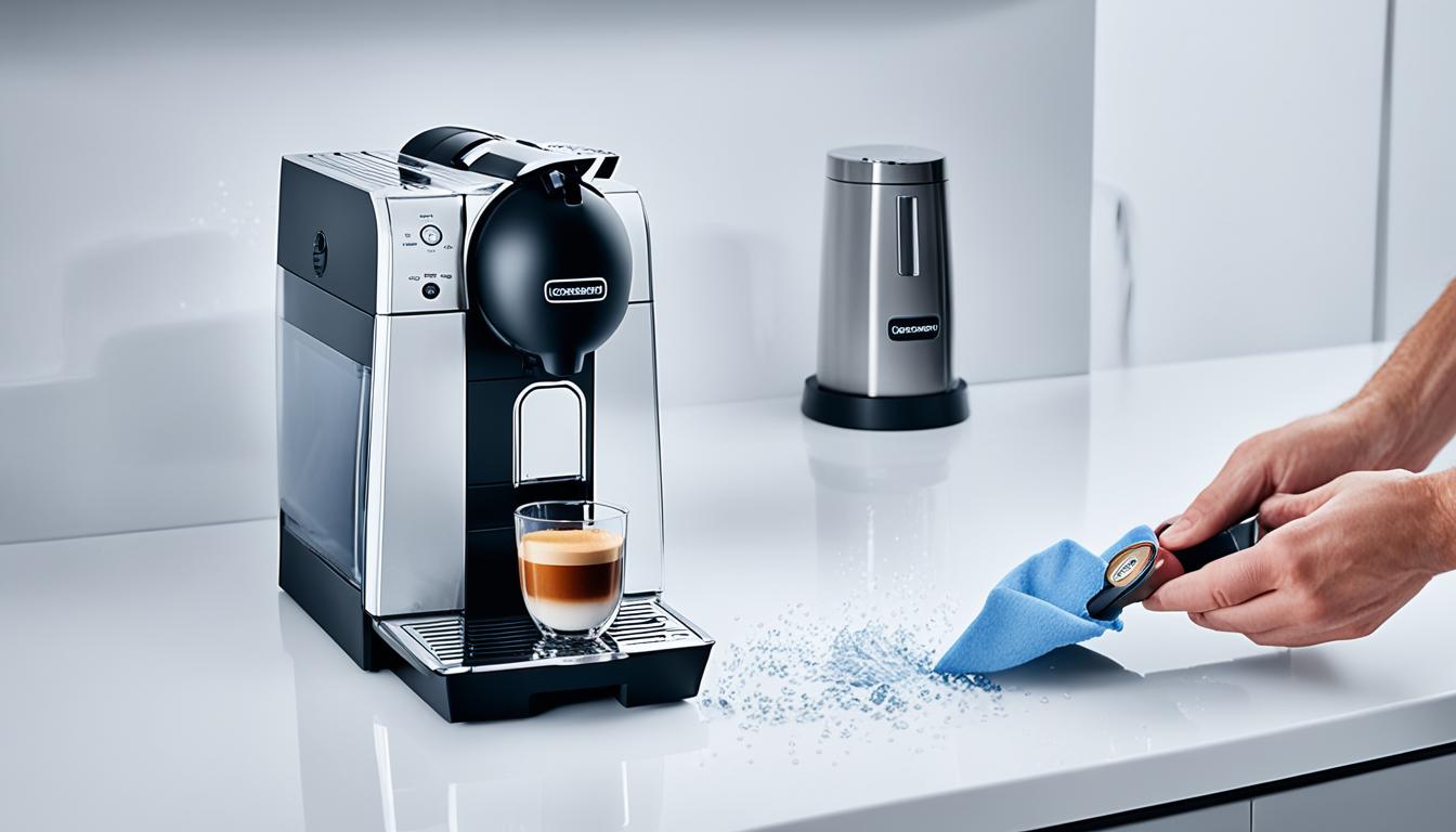 how to clean a delonghi nespresso machine
