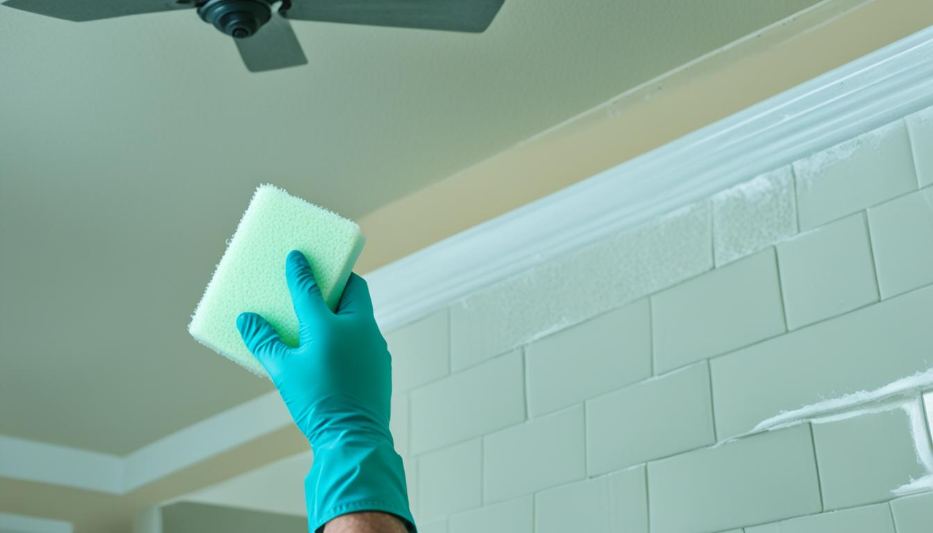 how to clean bathroom ceiling fan