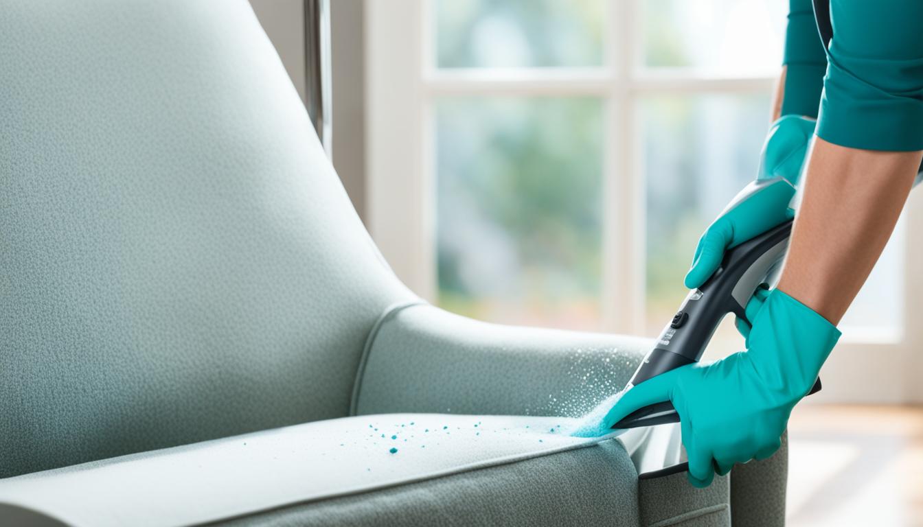 how to clean fabric chair