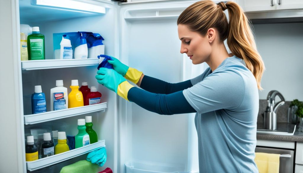 how to clean the inside of a refrigerator