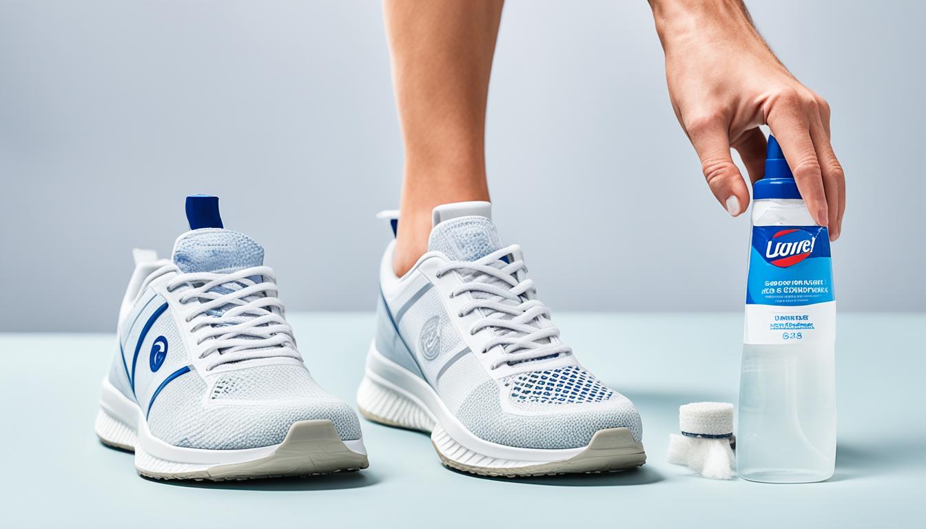 how to clean white trainers mesh