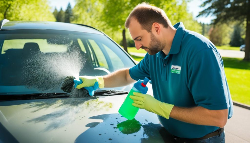 how to remove bird poop from car without damaging paint