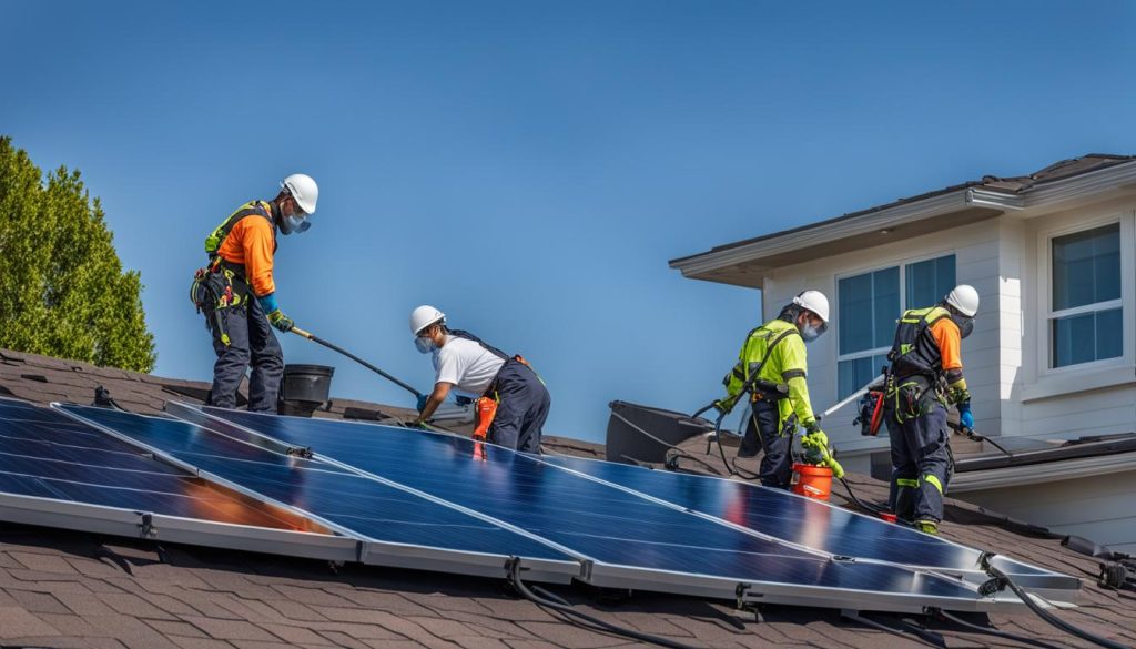 professional solar panel cleaning services