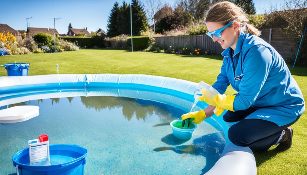 tips for clean paddling pool water