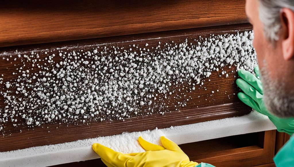 degreasing wooden kitchen cabinets