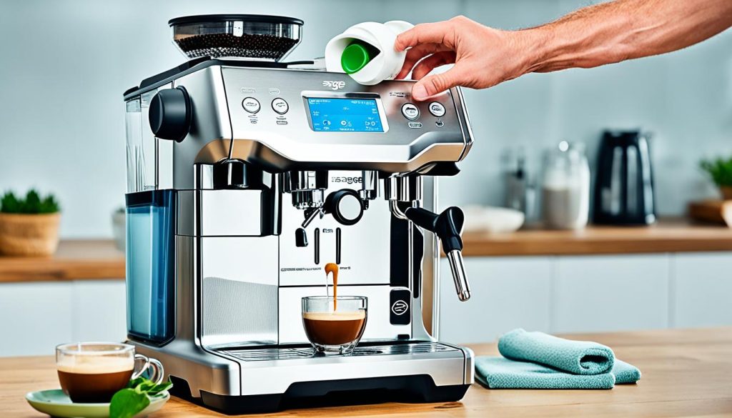 how to clean sage coffee machine