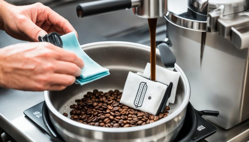 how to clean sage coffee machine