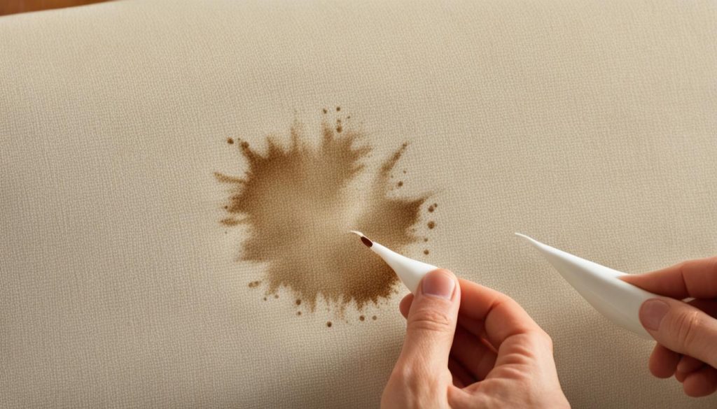 water stain removal from fabric furniture