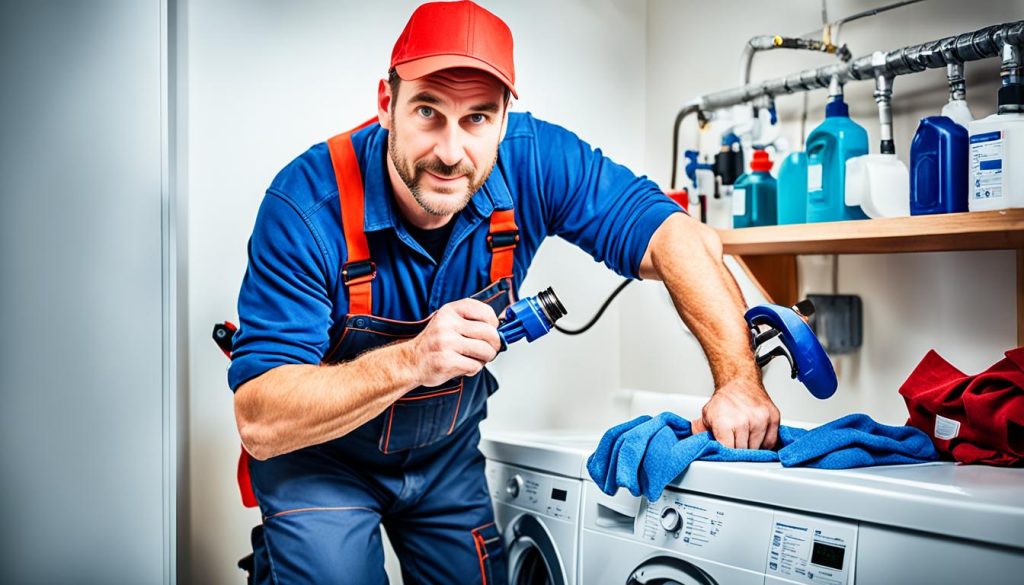professional assistance for washing machine issues