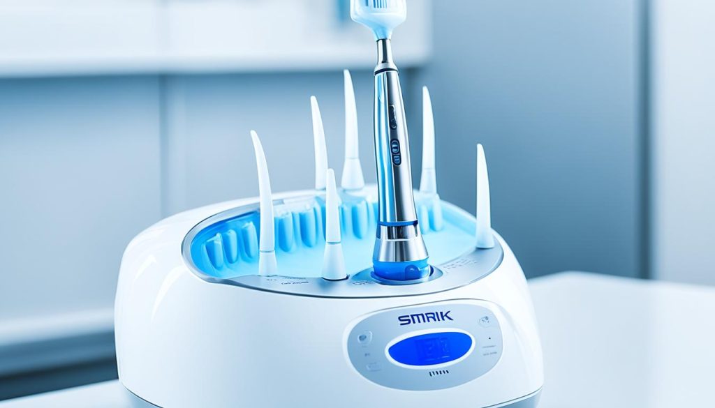 ultrasonic tooth cleaning device